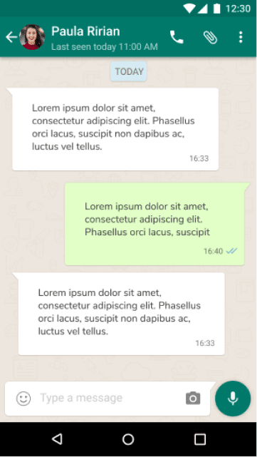 Screenshot testimoni