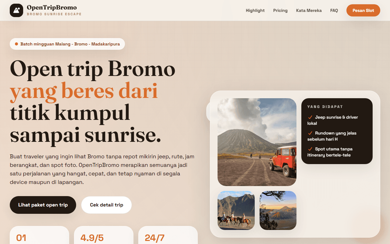 Thumbnail Open Trip Bromo